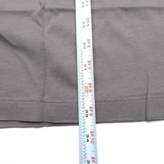 POLO RALPH LAUREN CREW T-SHIRT -2XB BIG XXL GRAY SMOOTH LONG SLEEVE POCKET -PONY