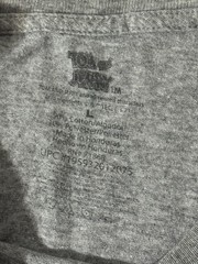 Tom And Jerry Men’s Large Christmas Holiday T-Shirt Heathered Gray ￼