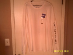 NEW NIKE SPORTSWEAR “Brand Riffs LS Tee” MEN’S WHITE MULTI-COLOR T-SHIRT 2XL