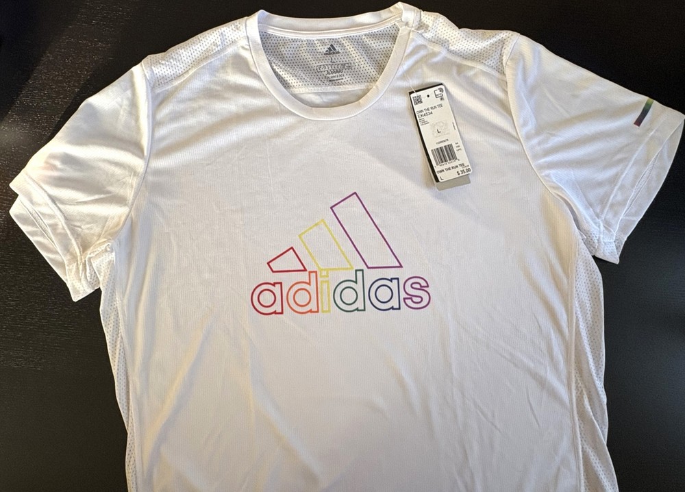 Adidas Climacool Pride Men’s Large T-Shirt – New w/Tags – Mint – Free Shipping