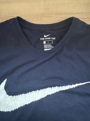 Nike T Shirt Mens S BLue Short Sleeve Classic Collar