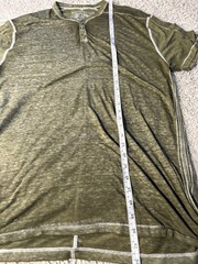 Buckle Black Shirt Adult Extra Large 1XL Green Short Sleeve Casual Mens A234****