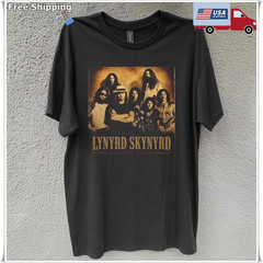 Lynyrd Skynyrd Circa 1976 Unisex Black Cotton T-shirt S-5XL
