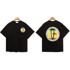43STYLE RHUDE Men High Quality Leisure Cotton Short Sleeve Polo T-Shirt S-2XL