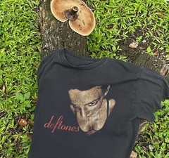 1997 Deftones Around The Fur Washed T-Shirt Black M