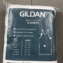 Gildan A-Shirts Mens Small-XL 6PK White Slightly Imperfect* Undershirts New