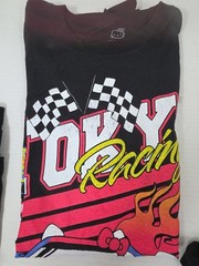 Hello Kitty by Sanrio Tokyo Racing Graphic Men’s Black Cotton T-Shirt NWT