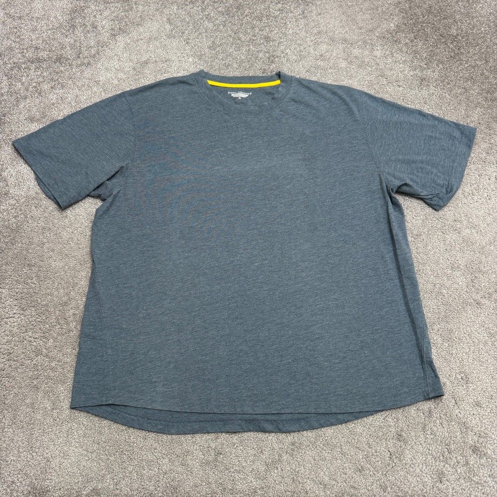 Royal Robbins Coolmax Basic T-Shirt Mens XL Blue Short Sleeve Crew Hiking Tee