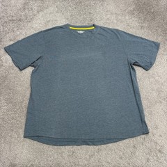 Royal Robbins Coolmax Basic T-Shirt Mens XL Blue Short Sleeve Crew Hiking Tee