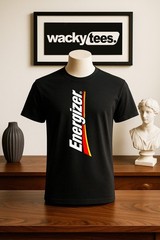 Energizer Bunny Battery Parody Costume Graphic Tee Shirt