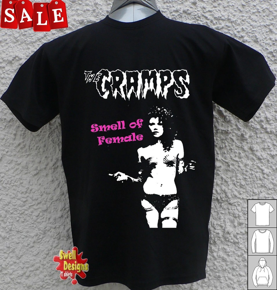 New THE CRAMPS Smell Of Female punk goth rock Unisex S-5XL Shirt SS622