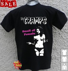 New THE CRAMPS Smell Of Female punk goth rock Unisex S-5XL Shirt SS622