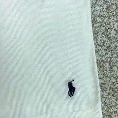 Polo Ralph Lauren Tank Top Mens Large White Ribbed Cotton Undershirt Logo Pony