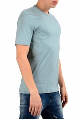 Emporio Armani Men’s Light Blue Crewneck Short Sleeve T-Shirt US S IT 48 EU M