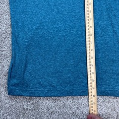 Columbia Pullover Mens XXL Teal Blue Heathered Long Sleeve Omni-Wick T-Shirt EUC