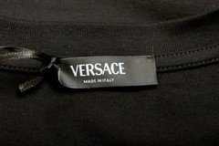 Versace Men’s “Bold & Loud” Print Crewneck Short Sleeve T-Shirt US 2XL IT 56
