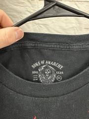 Sons Of Anarchy Men’s 2XL T-Shirt Fear The Reaper Graphic Print Tee Black