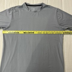 Liberty Pro Athletic T-Shirt (Mens XL) Short Sleeve Crew Neck Lt Gray