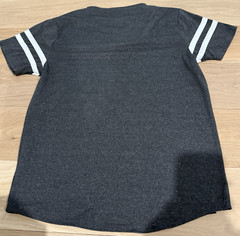 Brooklyn Standard Men s Athletic T-Shirt- Gray with white panel design -Size M
