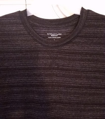 Structure Men’s Slim Fit Long Sleeve T-Shirt L Black/Dark Gray Soft Hardly Worn!