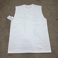 Surf Life Los Cabos T-shirts Size L White Graphic Surfer Beach Sleeveless Yazbek