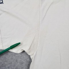 Vintage Y2K ASICS T Shirt L White Short Sleeve Sound Mind Sound Body Graphic