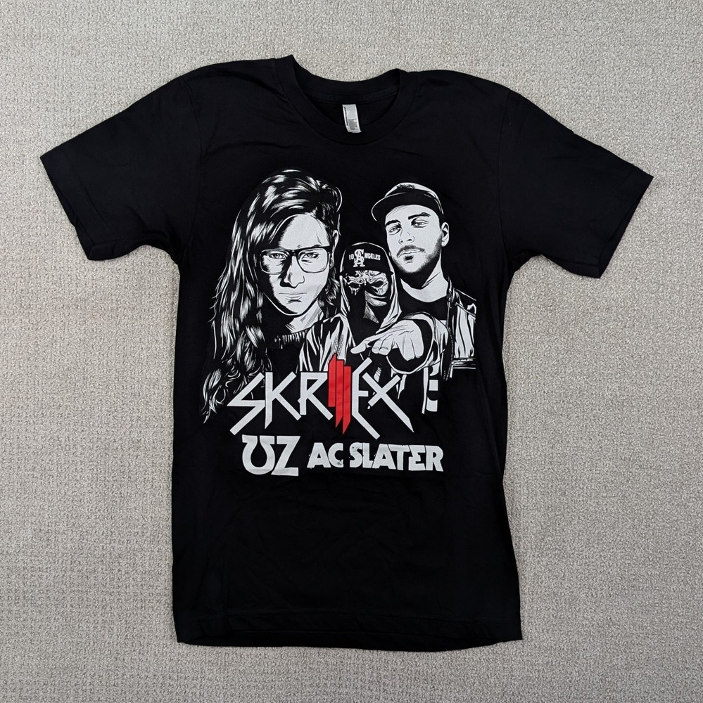 2013 Skrillex Residency Lights Nightclub Shirt Small AC Slater UZ EDM Dubstep
