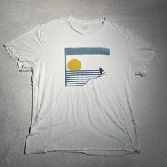 Marine Layer T-Shirt Men’s XL Off White Short Sleeve Surf Surfing