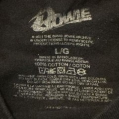 David Bowie Ziggy Stardust 1972 Tour Graphic T-Shirt