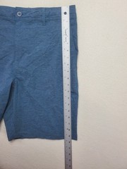 Valor Collective Men’s Drawstring Blue Flat Front With Pockets 9″ Inseam Size 36