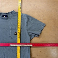 Teddy Fresh Classic Pocket Tee Embroidered Bear Green Mens Large Cotton