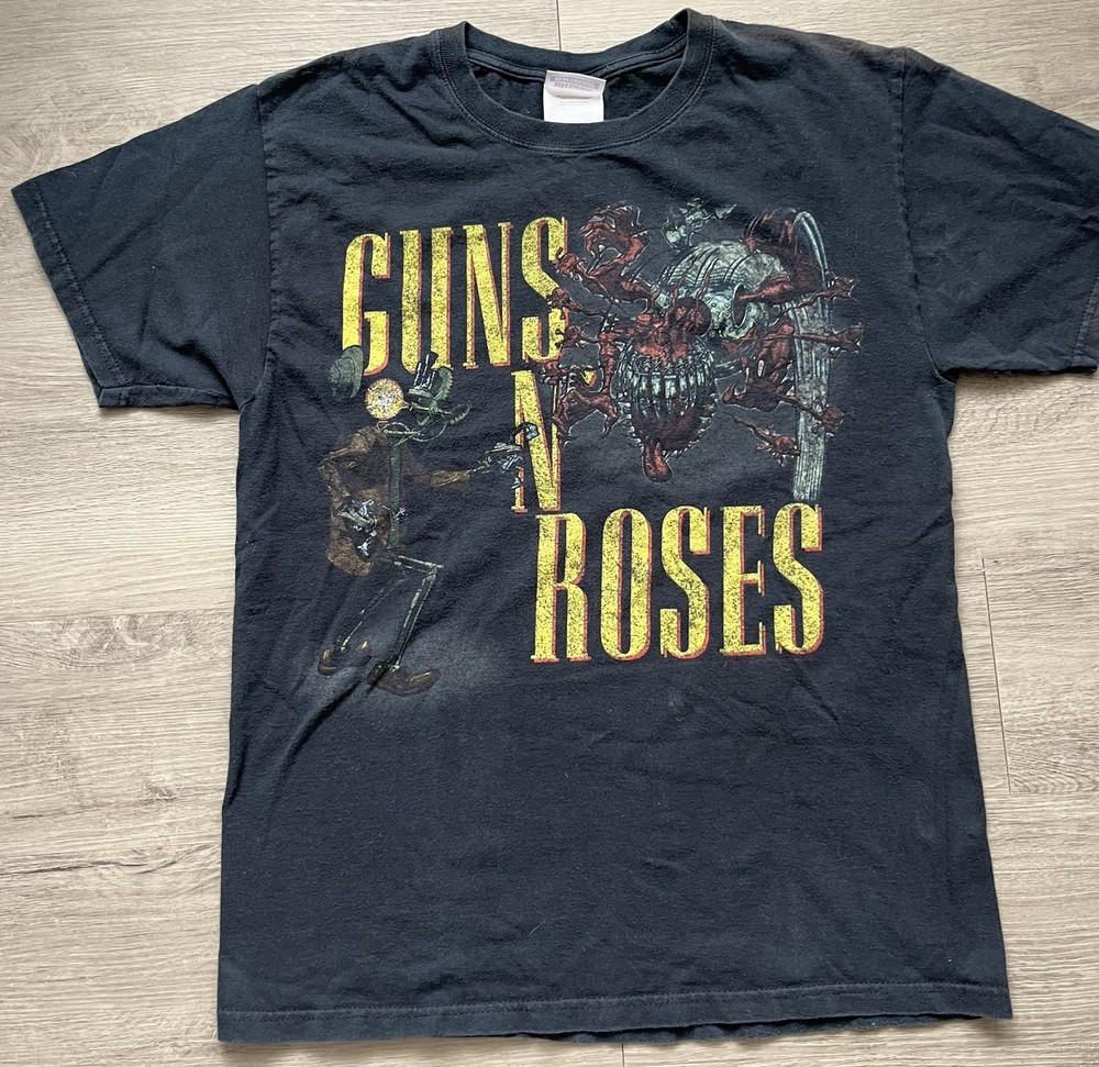 VTG Y2K Guns N Roses Was Here North American Tour Hanes Heavyweight M