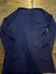 VTG Great Land Thermal Mens M Blue Polycotton Waffle-Knit Long-Sleeve Base 90s