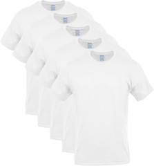 Men’S Crew T-Shirts, Multipack, Style G1100 – 5 Pack