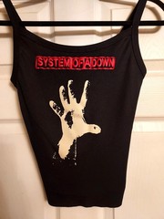 System of a Down cropped tank top system of a down crop top soad Shirt Hand Self