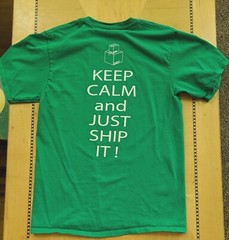 T-shirt Keep Calm and Just Ship It! Men’s Size M Academy Sports & Outdoors Green