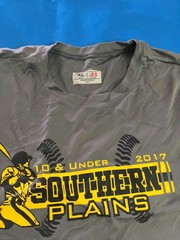 Southern Plains All Stars 2017 Softball Team T-Shirt Gray XL A4 Apparel