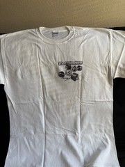 New STEELWORKERS : “DTG” PRINT On 100% COTTON WHITE T-SHIRT LARGE