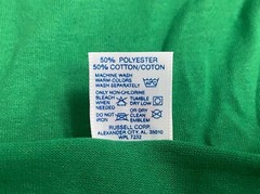 vintage russell athletic crewneck t-shirt mens size large NOS 90s NWOT made USA
