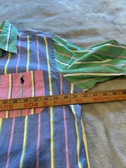 Polo Ralph Lauren Men’s Multi-Color Striped Long Sleeve Shirt size medium