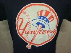 New York NY Yankees Adult Small Blue TShirt
