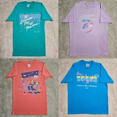 Vtg 80s Bay To Breakers T-shirts Mens M/S SF Marathon 85 86 88 90 Vaporwave SS