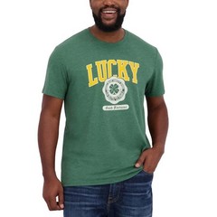 Lucky Brand New Mens T Shirt XL Green Graphic Tee NWT