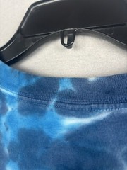 Sundog Hand Dyed Tee Mens L Lg Blue Tie Die Fastpitch 09 Summer Hippie Punk 4166