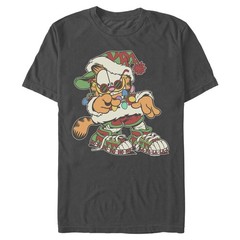 Men’s Garfield Christmas Funky Santa T-Shirt