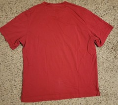 Left Coast Tee Men’s Red Pima Cotton T-Shirt Size L Short Sleeve Crew Neck