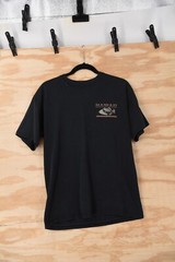 Vintage Hawaii Trigger Fish Black T-Shirt Mens S-M Humuhumunukunukuapuaa