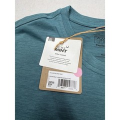 Patagonia Men’s Capilene Cool Daily Shirt Wetland Blue Small NWT *hole See Photo