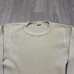 Vintage JE Morgan Thermal Shirt Men’s XL White 80s Waffle Knit Base Layer