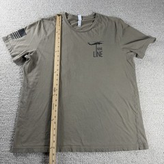 Nine Line Land of the Free T-shirt Patriotic Graphic Beige USA Men’s Size XL